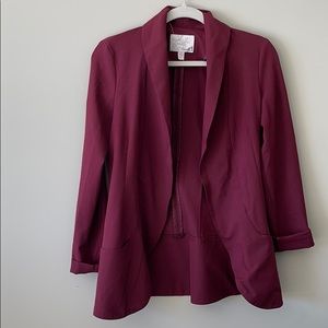 Burgundy dynamite blazer